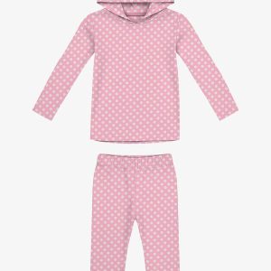 Conjunto Blusão e Calça Feminino Rosa