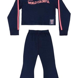 Conjunto Blusão e Calça Infantil Azul