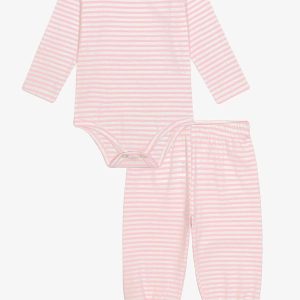 Conjunto Body com Calça Feminino Rosa