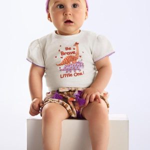 Conjunto Body e Short Bebê Rosa