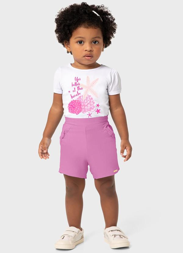 Conjunto Branco Comfort Menina