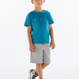 Conjunto Camiseta e Bermuda Azul