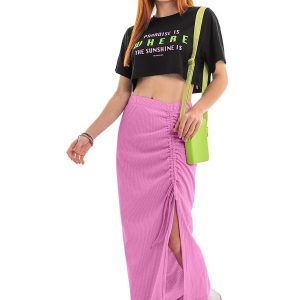 Conjunto Cropped e Saia Infantil Preto