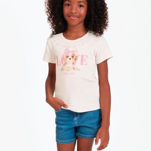 Conjunto Feminino Blusa com Shorts Bege