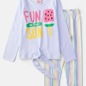 Conjunto Feminino Fun In The Sun Branco