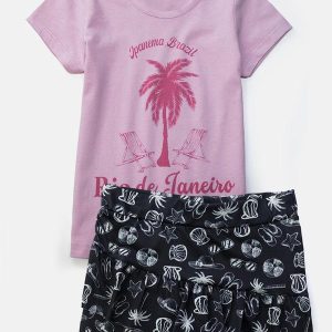 Conjunto Feminino Rio de Janeiro Rosa