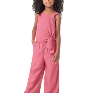 Conjunto Goiaba Wide Leg em Viscolinho Menina