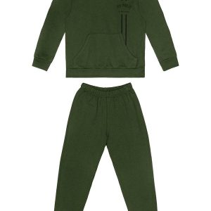 Conjunto Infantil Blusão e Calça Verde