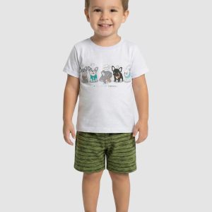 Conjunto Infantil Dogs Preto