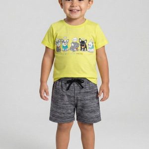 Conjunto Infantil Dogs Vermelho
