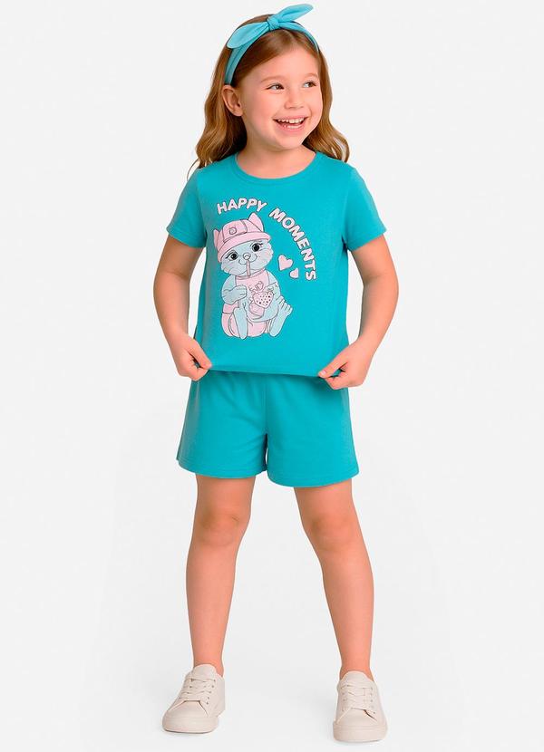 Conjunto Infantil Feminino Azul