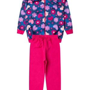 Conjunto Infantil Inverno Flores Iaia Azul