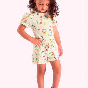 Conjunto Infantil Menina Branco