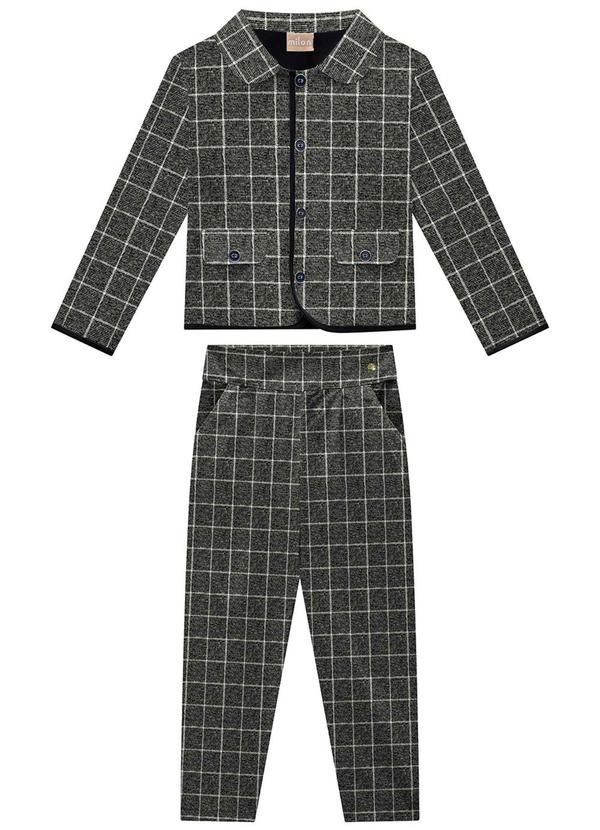 Conjunto Infantil Menina Cinza
