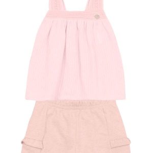 Conjunto Infantil Menina Detalhado Rosa