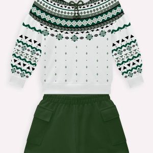 Conjunto Infantil Menina Estampa Cinza