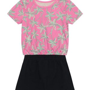 Conjunto Infantil Menina de Morango Rosa