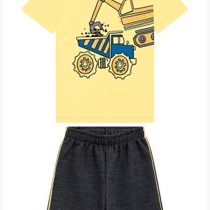 Conjunto Infantil Menino Amarelo