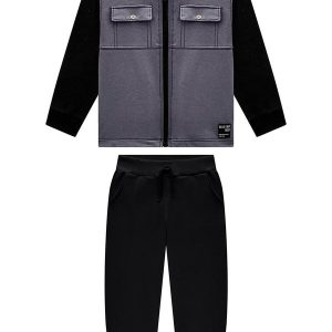 Conjunto Infantil Menino Cinza
