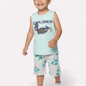 Conjunto Infantil Menino Explorer Verde