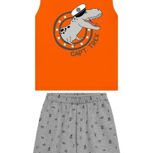 Conjunto Infantil Menino Laranja