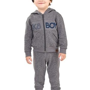 Conjunto Infantil Menino Sk8 Cinza