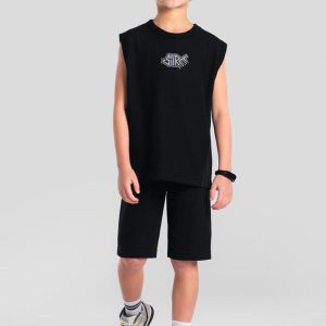 Conjunto Infantil Menino Skate Preto