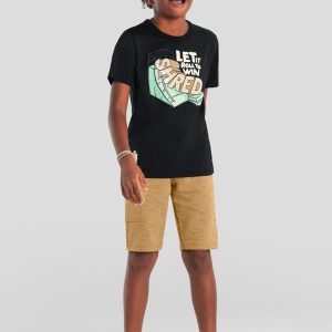 Conjunto Infantil Menino Skate em Gel Preto