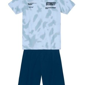 Conjunto Infantil Menino Skatista Azul
