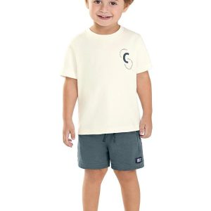 Conjunto Infantil Menino Urban Relevo Bege
