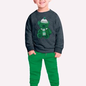 Conjunto Infantil Menino Ursinho Cinza