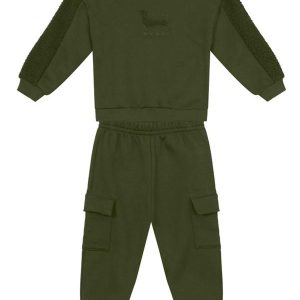 Conjunto Infantil Menino de Cachorrinho Verde