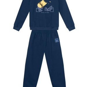 Conjunto Infantil Menino de Skate Azul