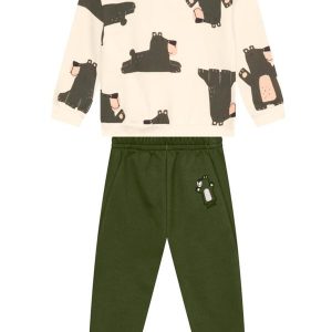 Conjunto Infantil Menino de Ursinhos Natural