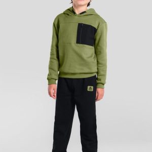 Conjunto Infantil Menino em Moletom Verde