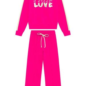 Conjunto Infantil Moletom Rosa