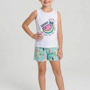 Conjunto Infantil Summer Branco