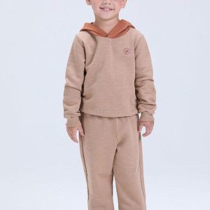 Conjunto Infantil de Inverno Moletom Jet Bege
