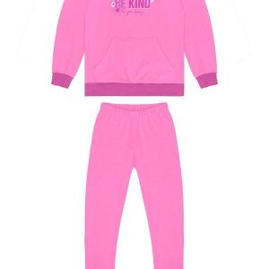Conjunto Infantil em Molecotton Roxo