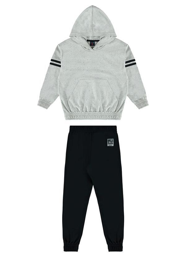 Conjunto Infantil em Moletom Cinza
