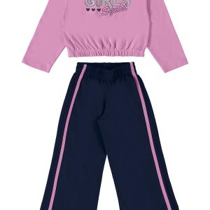 Conjunto Infantil para Menina Roxo