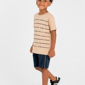 Conjunto Infantil para Menino Bege