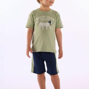 Conjunto Labrador Infantil Masculino Verde
