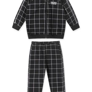 Conjunto Longo Moletom Infantil Cinza