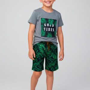 Conjunto Masculino Good Vibes Mescla