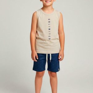 Conjunto Masculino Regata Unlimited Areia