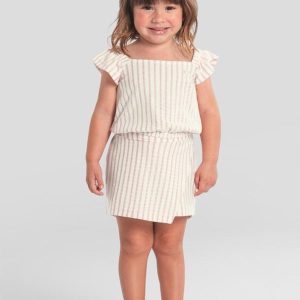 Conjunto Menina em Cotton Especial Natural