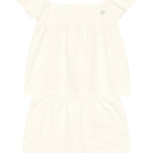 Conjunto Menina em Cotton Texturizado Natural