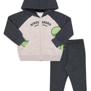 Conjunto Menino Cinza