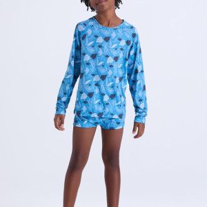Conjunto Moda Praia Uv50+ Azul